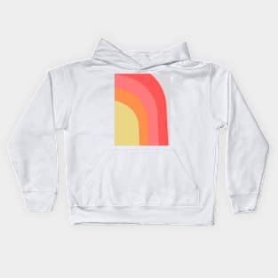 Boho rainbow pattern Kids Hoodie